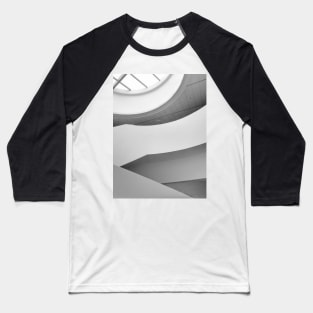 Abstract Geometric Architecture Monochrome Photography Baseball T-Shirt